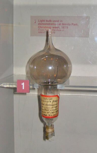 Edison_ilk ampul modeli